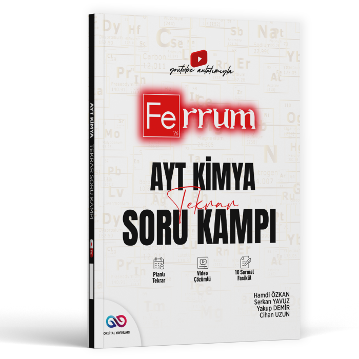 ORBİTAL FERRUM AYT KİMYA TEKRAR SORU KAMPI - 25-26